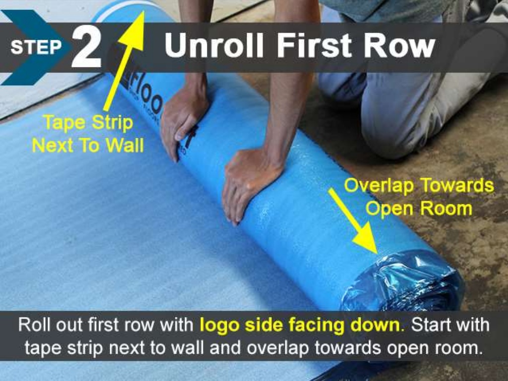 FloorLot Blue 3in1 Vapor Barrier Underlayment Installation Guide 5