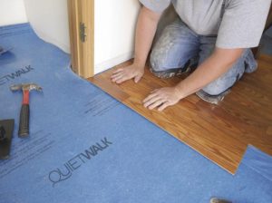 Installation: For underlayment suppliers, silence is golden