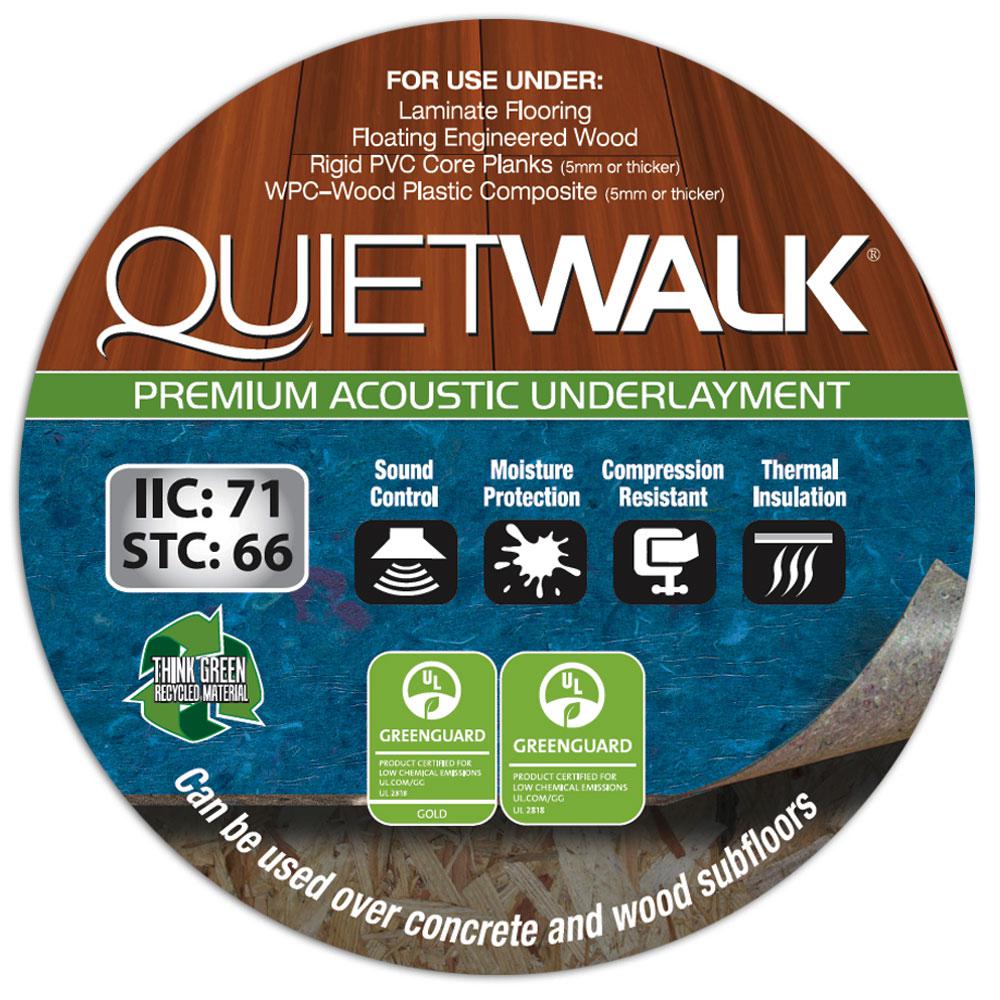 QuietWalk Laminate and Hardwood Acoustical and Vapor Barrier 33.34